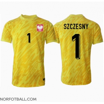 Billige Fotballdrakt Polen Wojciech Szczesny #1 Keeper Replika Hjemmedrakt EM 2024 Kortermet